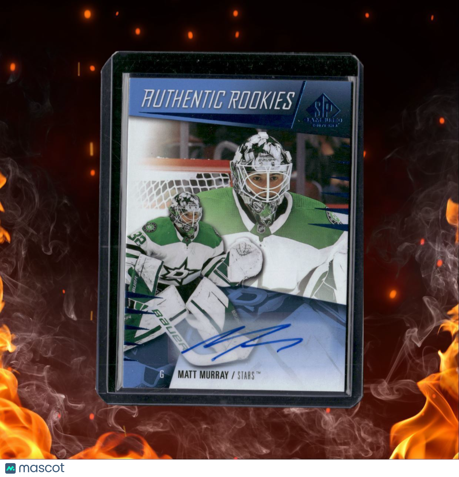 2023-24 UD SP Game Used Matt Murray Authentic Rookie Auto #205