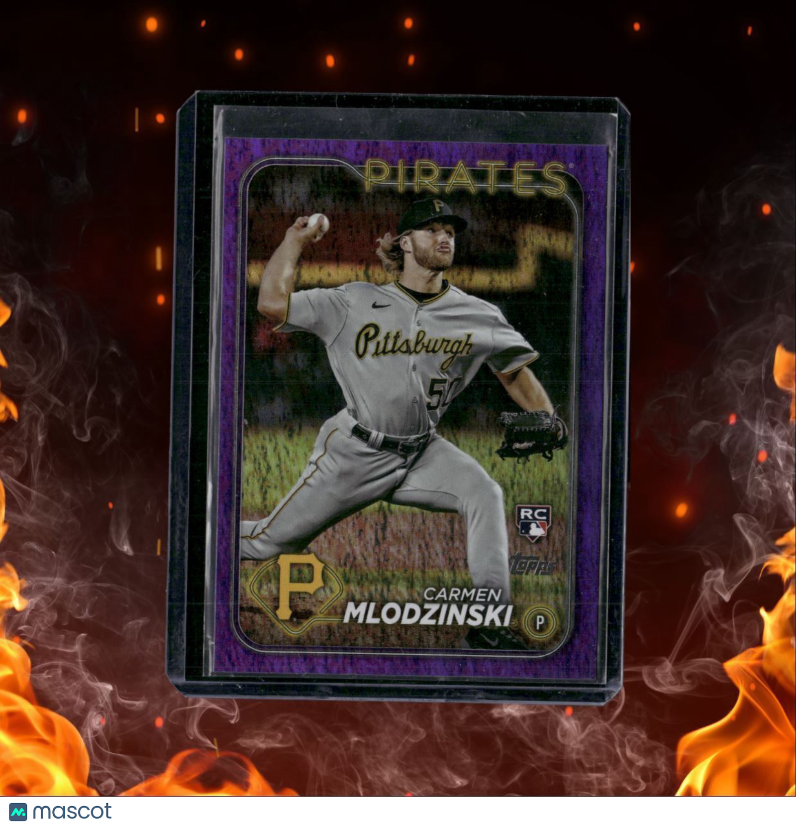 2024 Topps Carmen Mlodzinski Purple Foil Rookie 328/799 #31