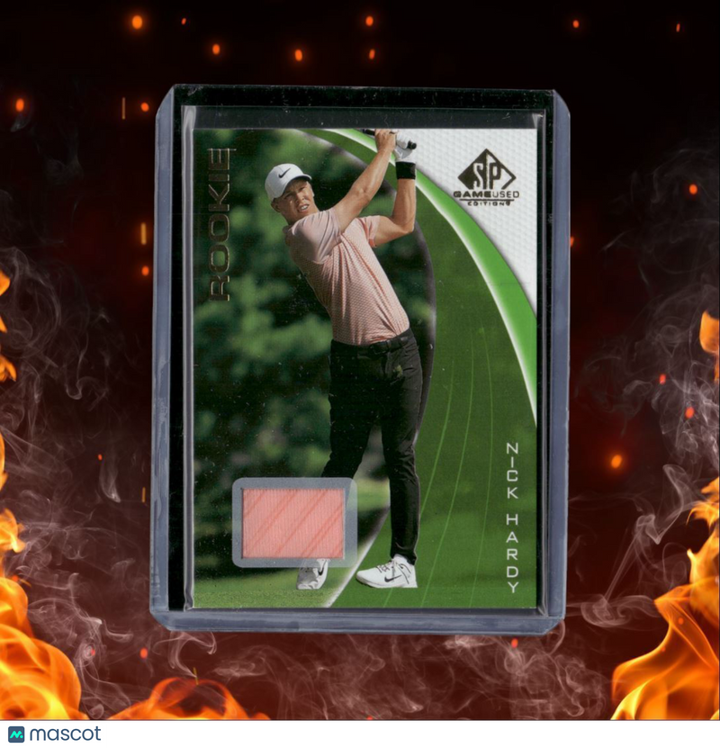 2024 SP Game Used Golf Nick Hardy Jersey Relic Rookie