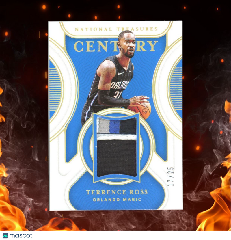 2021-22 Panini National Treasures Terrence Ross Century Jersey Materials 17/25