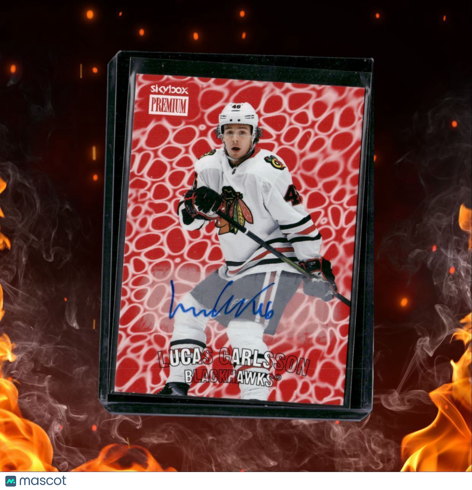2020-21 Skybox Metal Universe Premium Lucas Carlsson Auto #PP-31