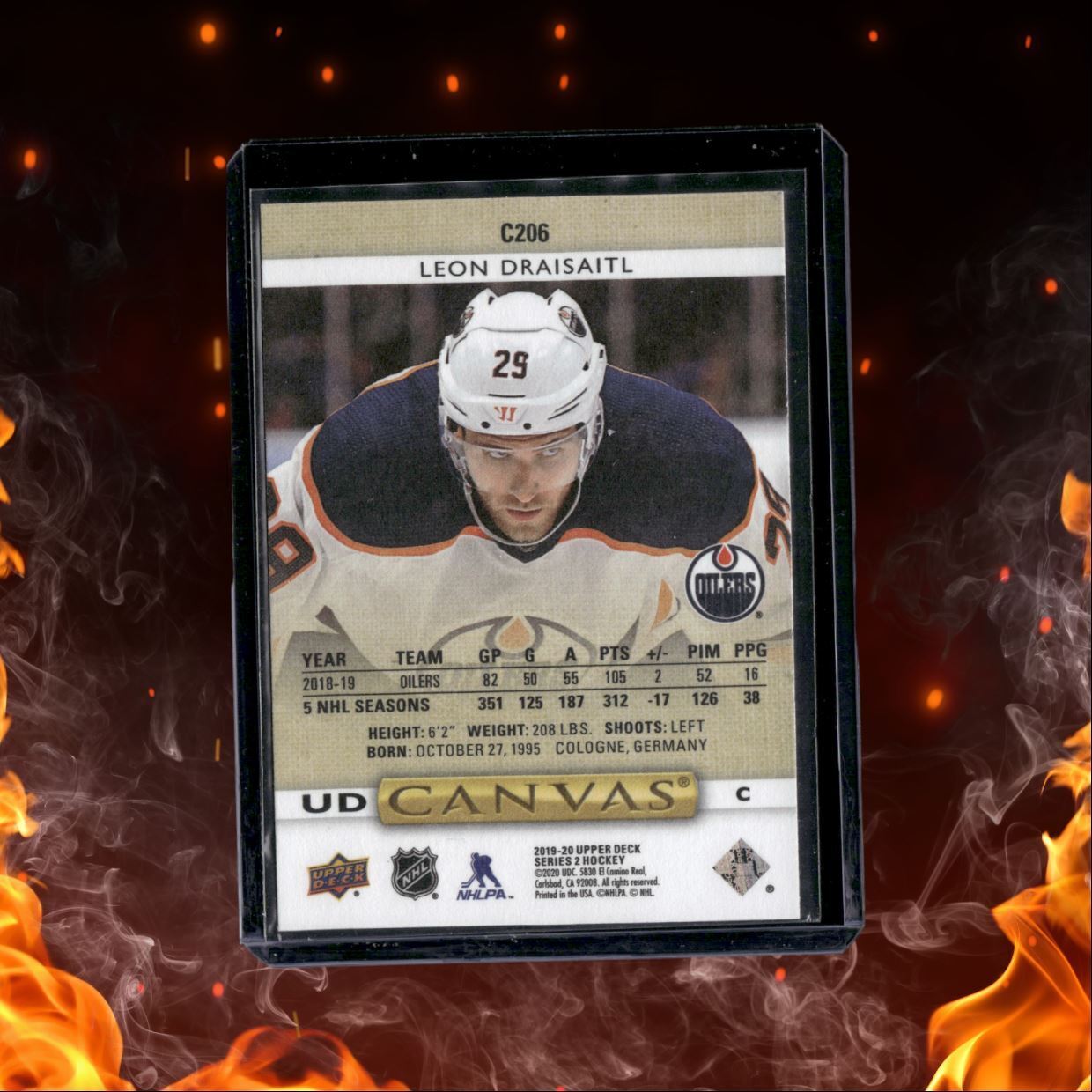 2019-20 Upper Deck Leon Draisaitl UD Canvas #C206