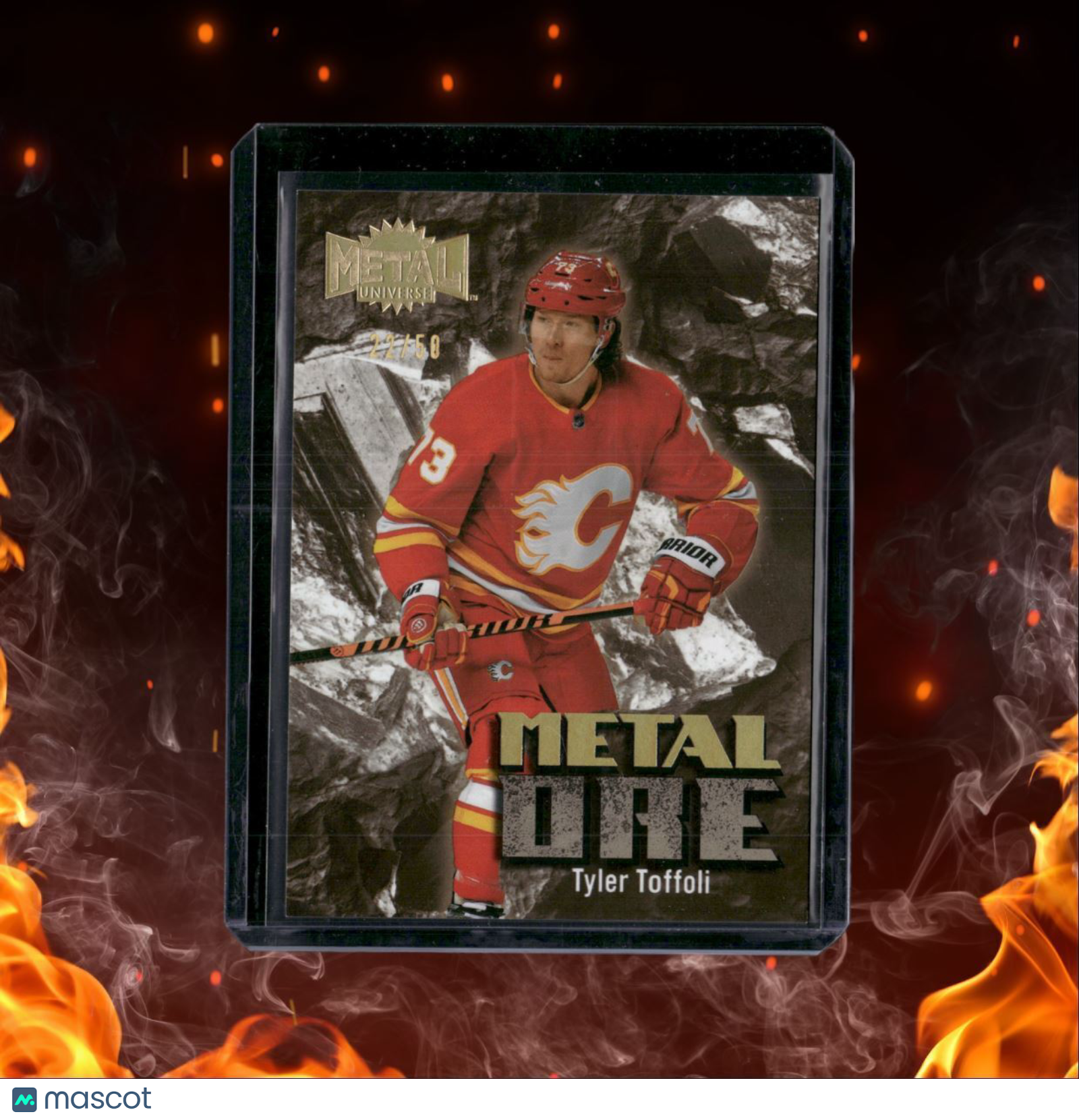 2022-23 SkyBox Metal Universe Metal Ore Gold Tyler Toffoli 22/50 #MO-15
