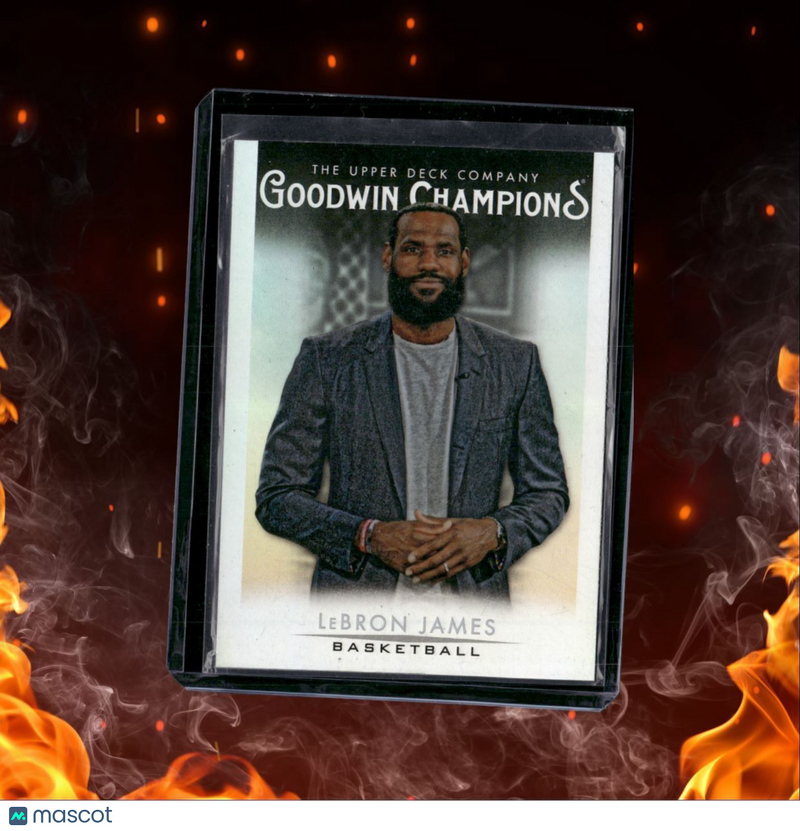 2021-22 Upper Deck Goodwin Champions LeBron James Rainbow