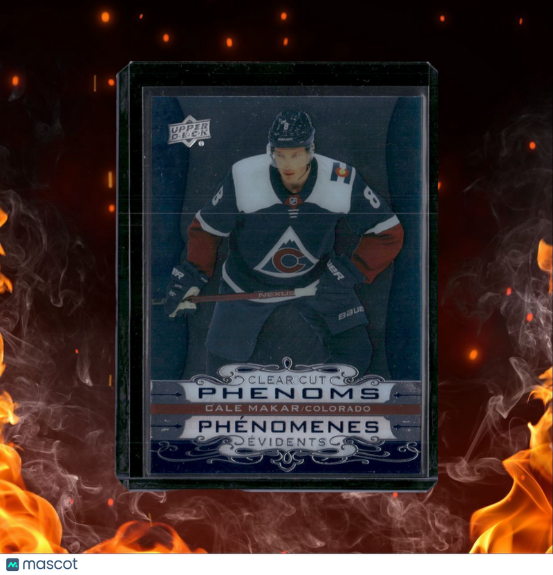 2020-21 Upper Deck Tim Hortons Cale Makar Clear Cut Phenoms