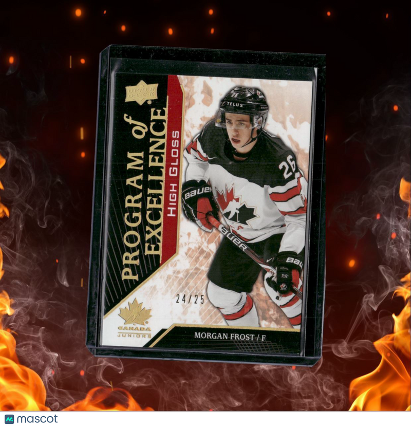 2019-20 Upper Deck Team Canada Juniors Morgan Frost Program of Excellence High