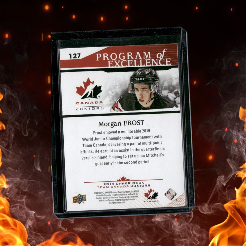 2019-20 Upper Deck Team Canada Juniors Morgan Frost Program of Excellence High