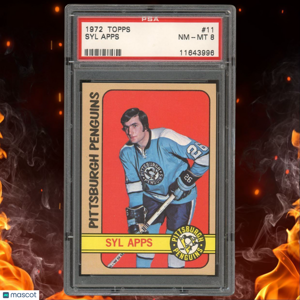 1972-73 Topps Syl Apps PSA 8 #11