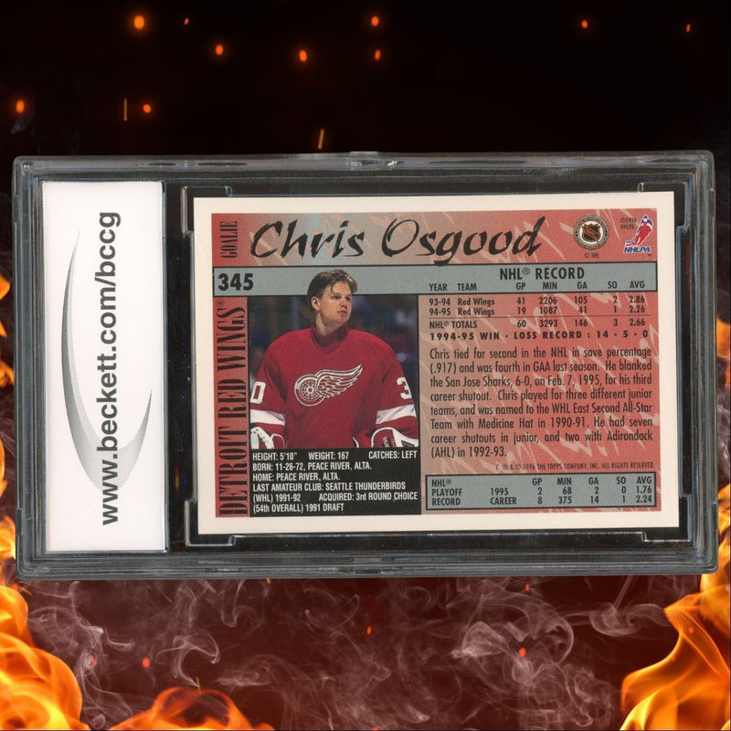 1995-96 Topps Chris Osgood BCCG 9