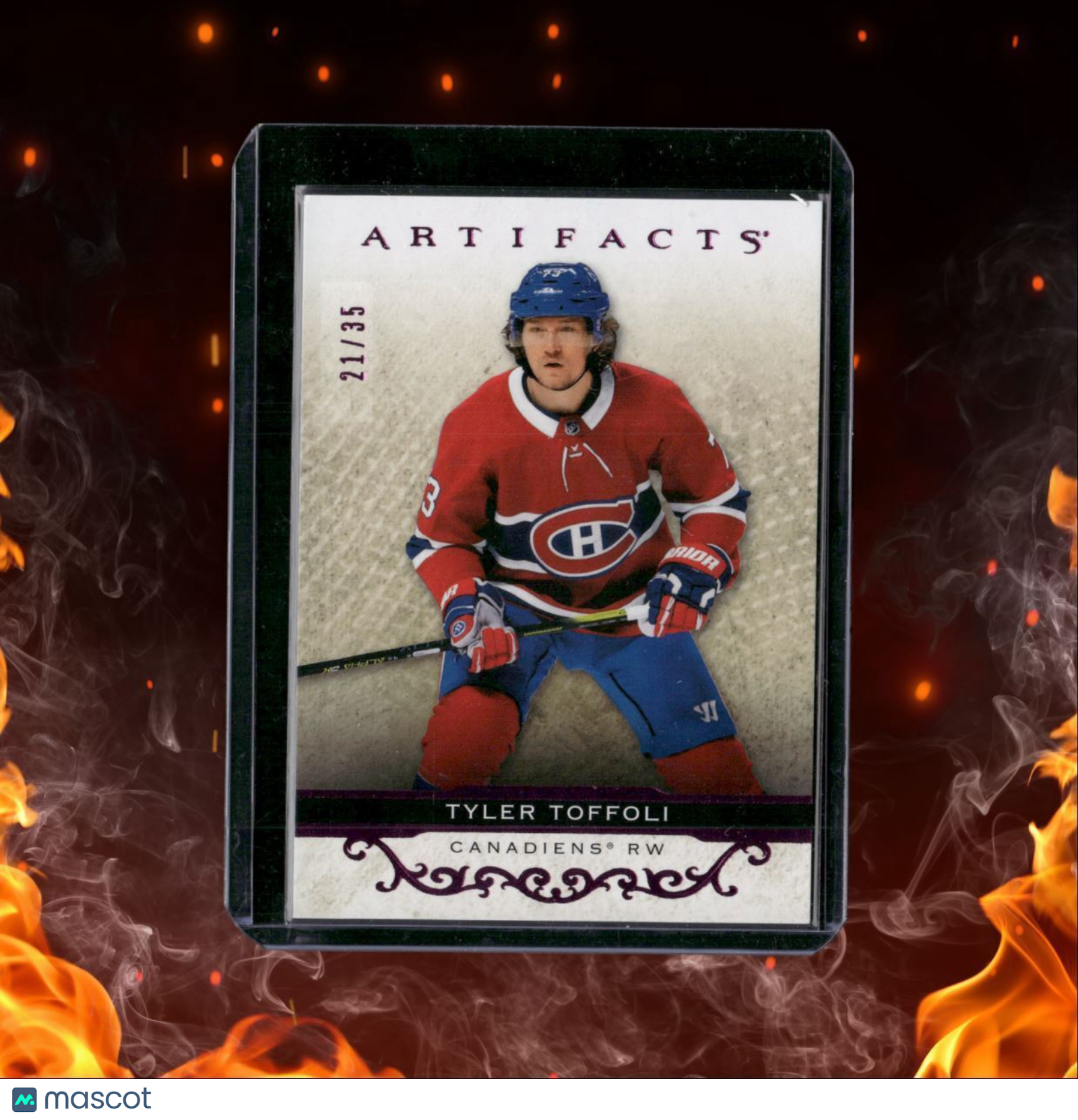 2021-22 Upper Deck Artifacts Pink Tyler Toffoli 21/35 #90