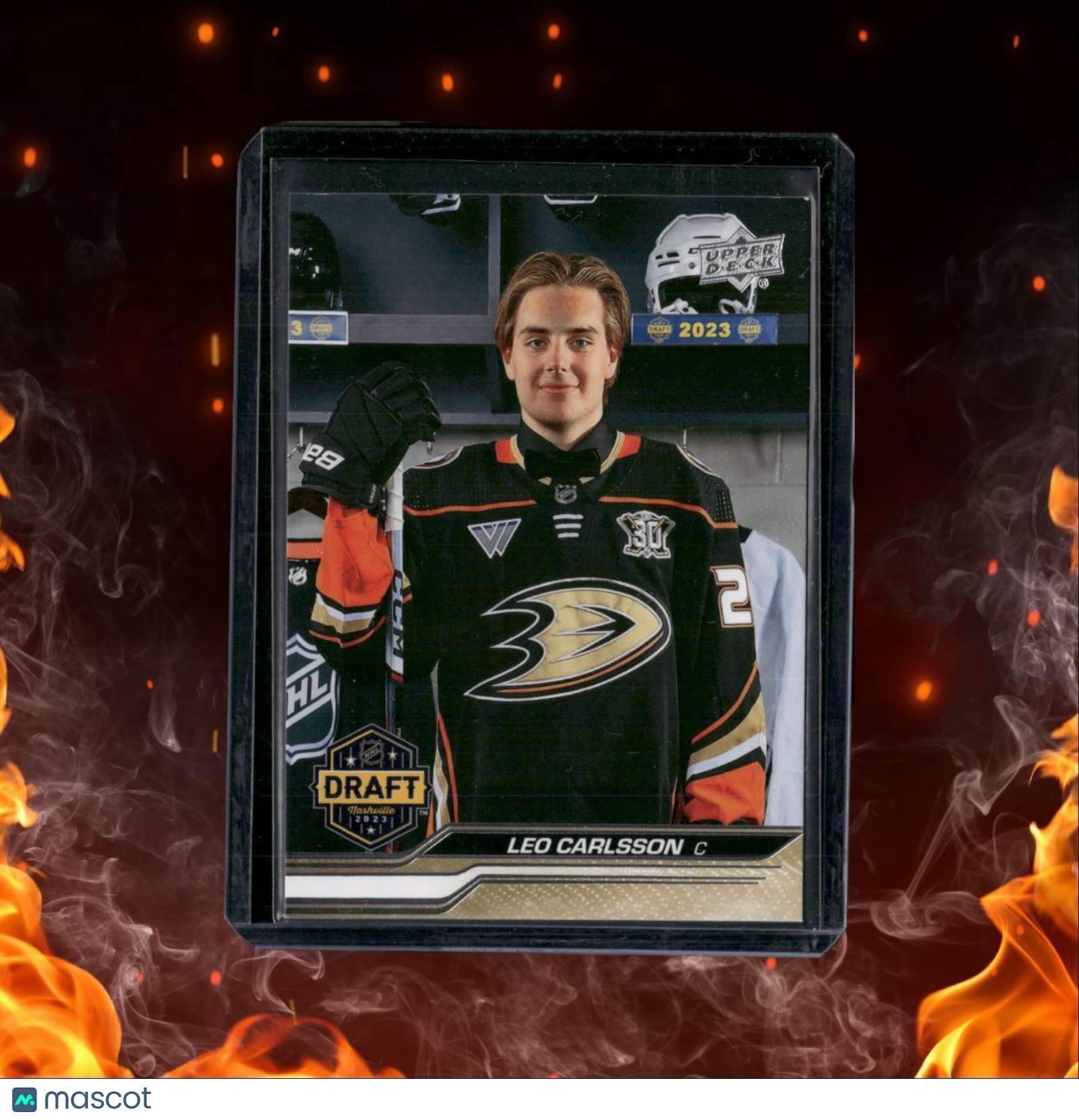 2023-24 Upper Deck Leo Carlsson 1st Round Rookies #736
