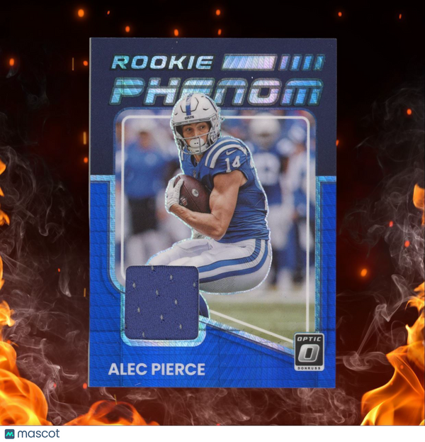 2022 Donruss Optic Rookie Phenoms Blue Hyper Alec Pierce Patch #RP-AP