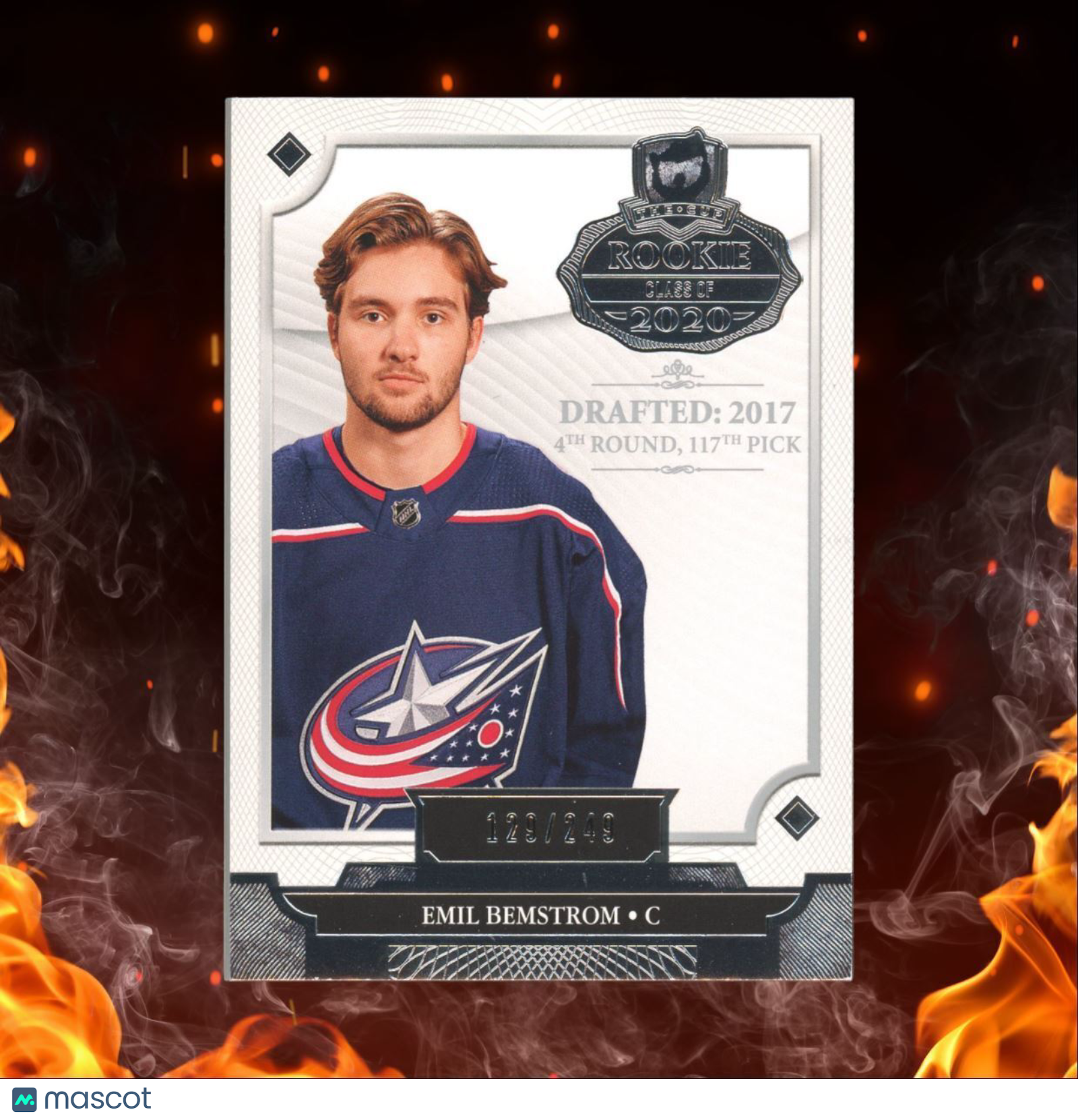 2020-21 Upper Deck The Cup Emil Bemstrom Rookie 129/249 #2020-BE