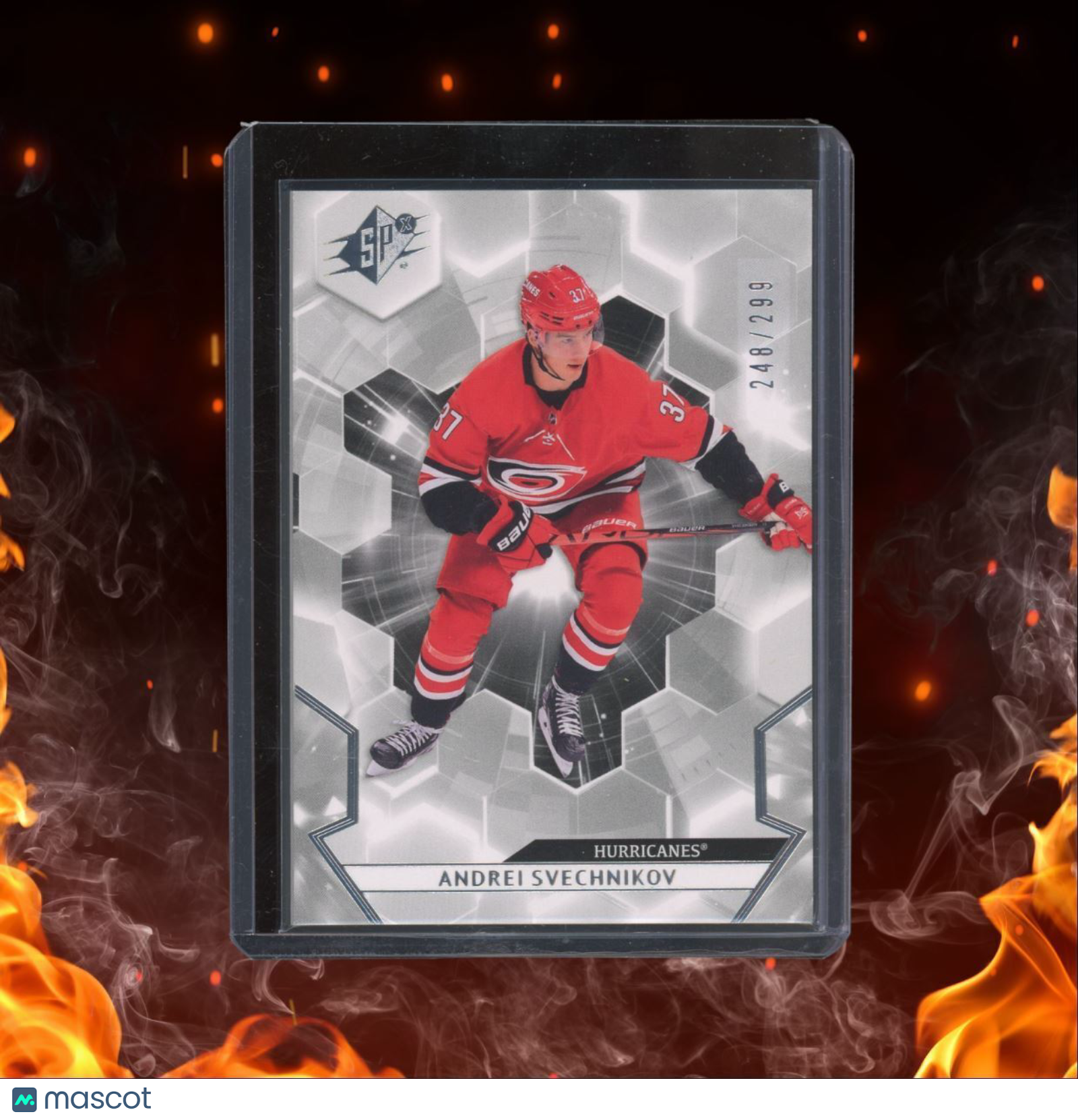 2020-21 Upper Deck Artifacts Silver Spectrum Andrei Svechnikov 248/299 #37