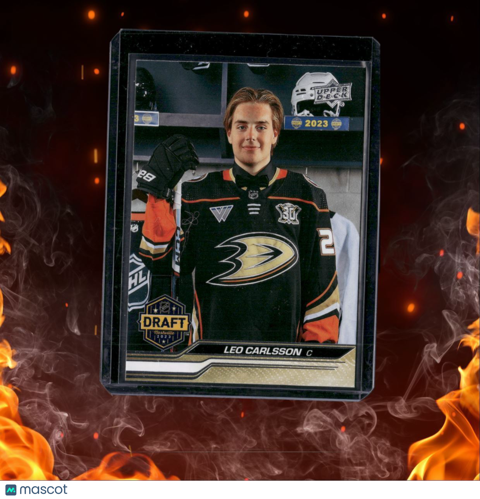 2023-24 Upper Deck Leo Carlsson 1st Draft Rookie #736