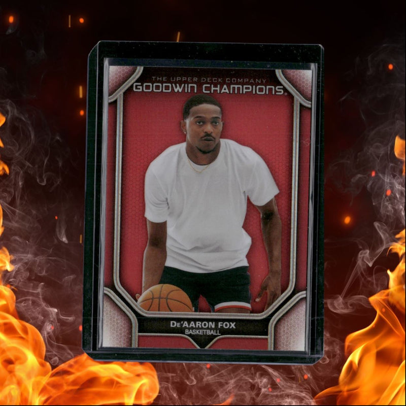 2024-25 Upper Deck Goodwin Champions De'Aaron Fox Portraits Red