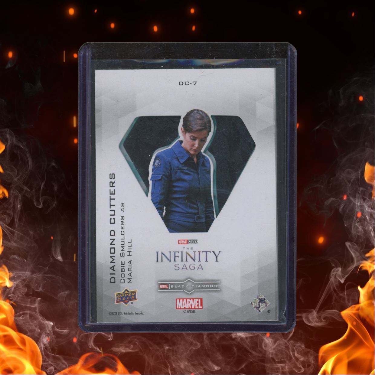 2021 Upper Deck Black Diamond Maria Hill Diamond Cutters #DC-7
