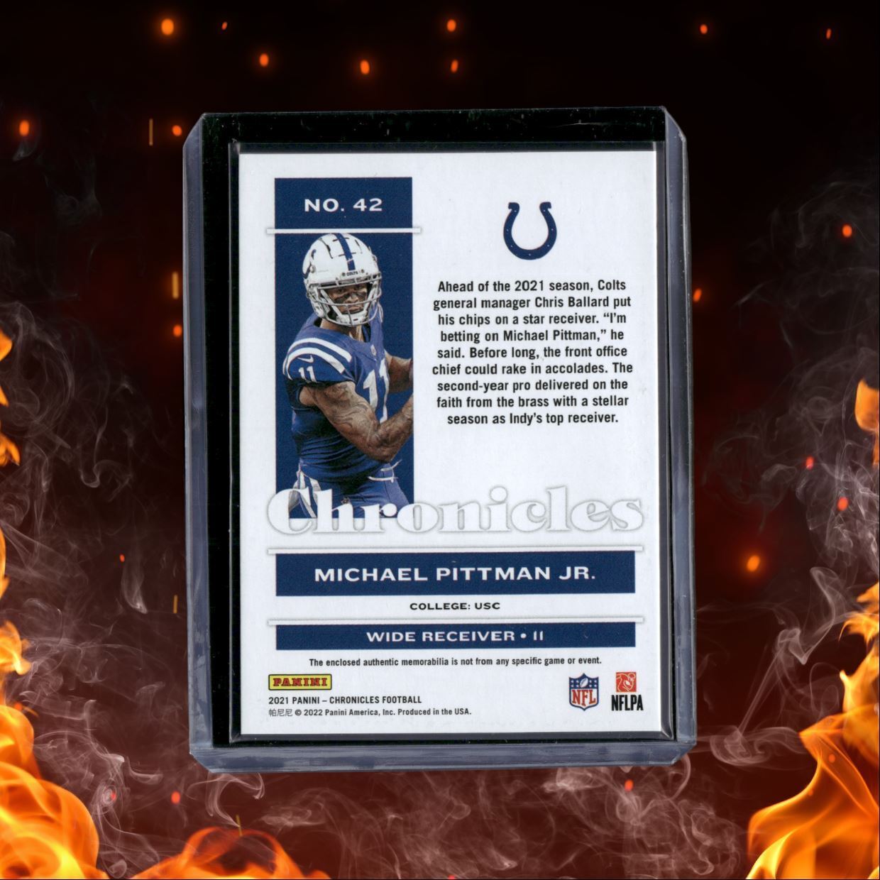 2021 Panini Certified Michael Pittman Jr. jersey Silver 093/199 #42