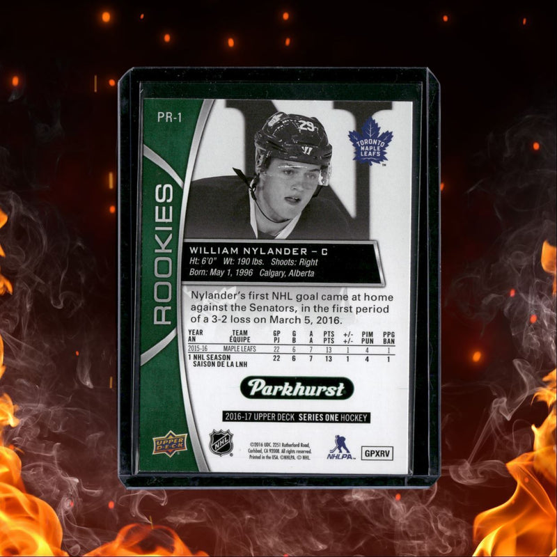 2016-17 Upper Deck Parkhurst William Nylander Rookie