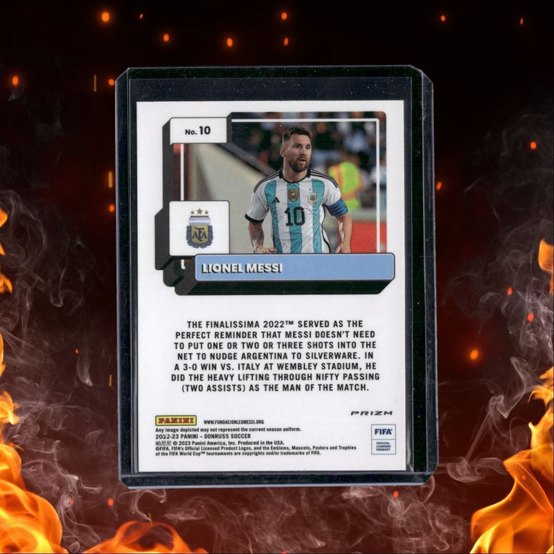 2022 Donruss Optic Lionel Messi Silver Prizm