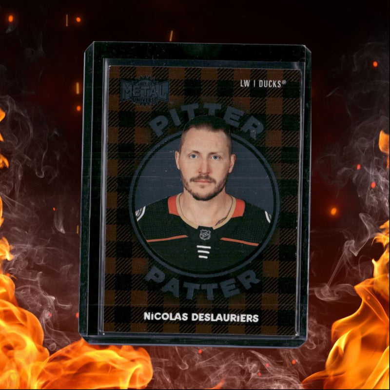 2021-22 SkyBox Metal Universe Nicolas Deslauriers Pitter Patter SP