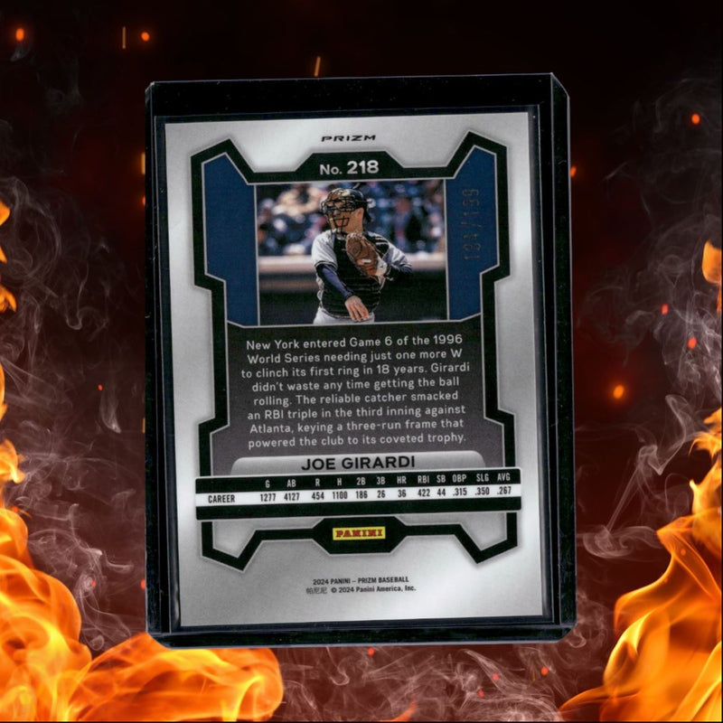 2024 Panini Prizm Joe Girardi Legends Blue Prizm 184/199