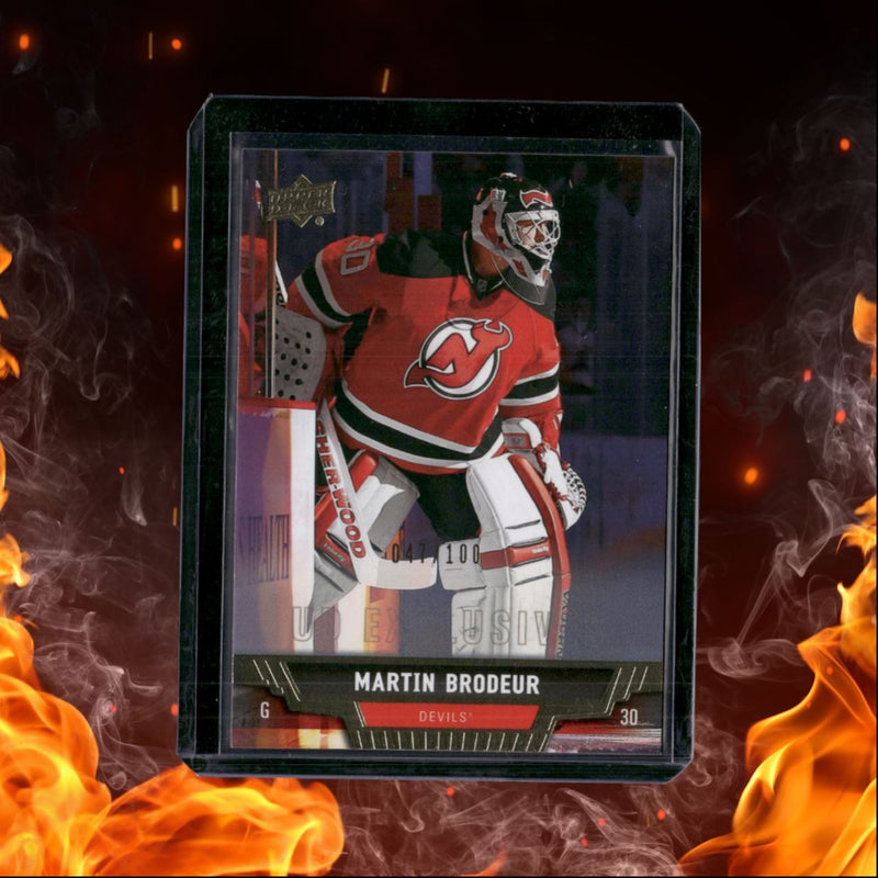 2013-14 Upper Deck Martin Brodeur UD Exclusives 047/100