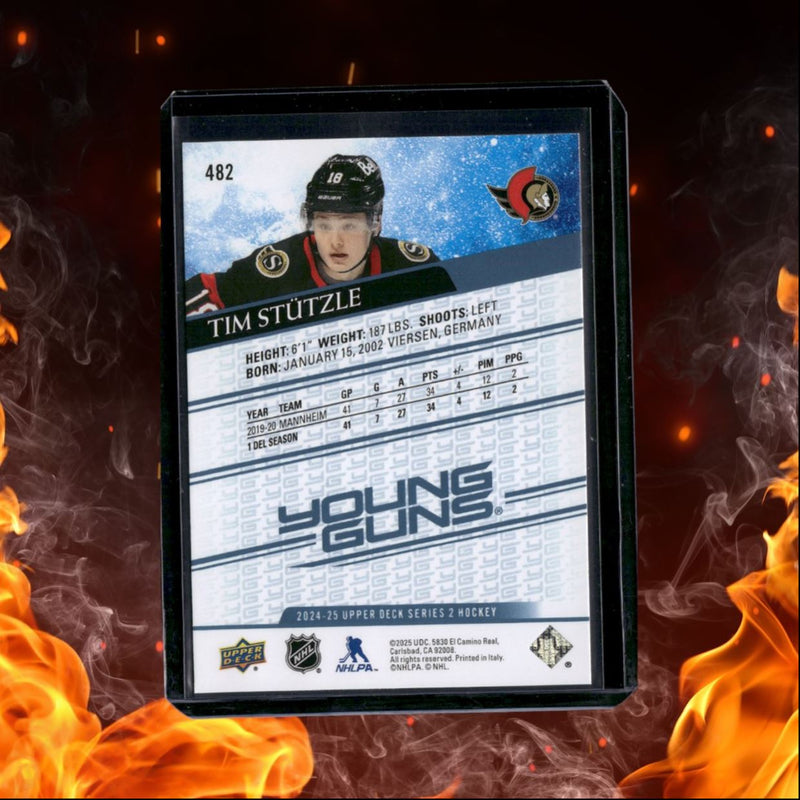2024-25 Upper Deck Tim Stutzle Renewed Young Guns (B)