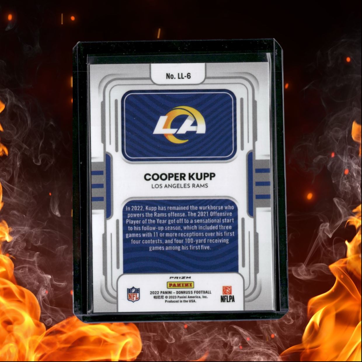 2022 Donruss Optic Cooper Kupp Legendary Logos Holo Prizm #LL-6