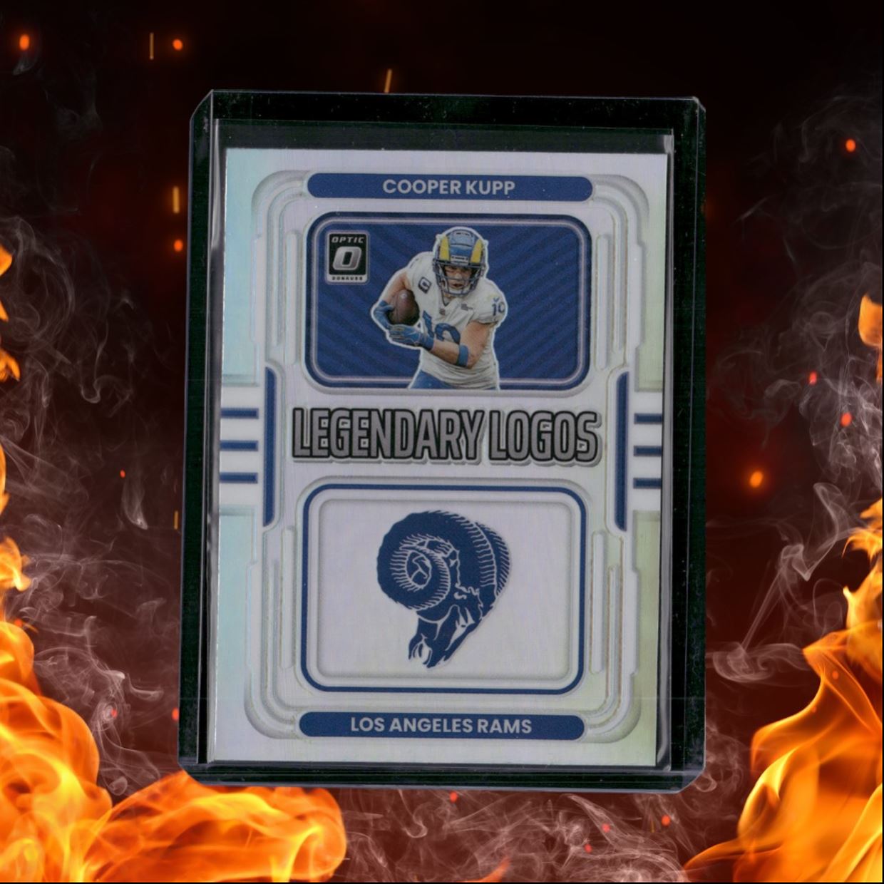 2022 Donruss Optic Cooper Kupp Legendary Logos Holo Prizm #LL-6