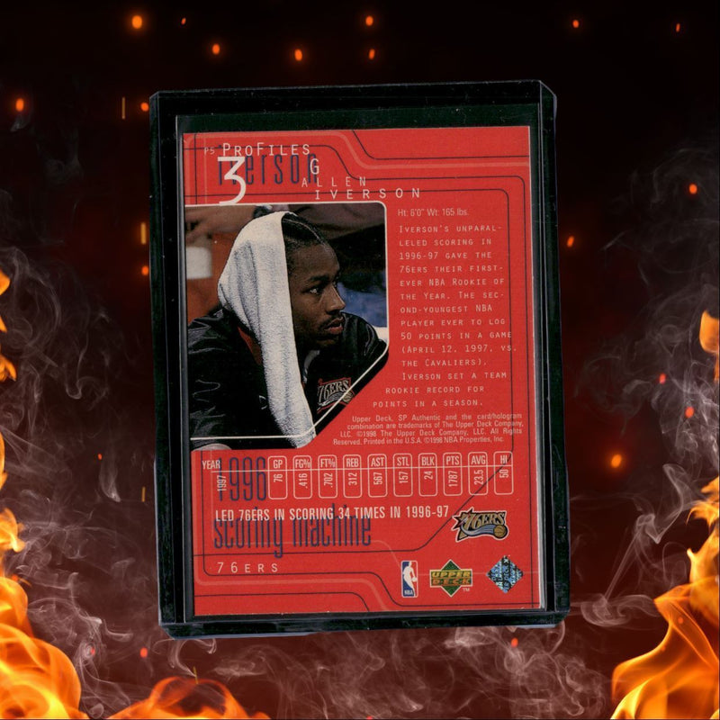 1997-98 Upper Deck SP Authentic Allen Iverson ProFiles