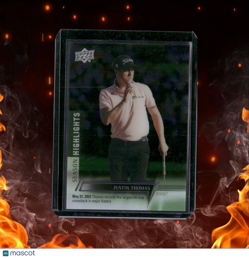 2024 Upper Deck Golf Justin Thomas Highlights Clear Cut