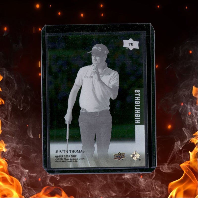 2024 Upper Deck Golf Justin Thomas Highlights Clear Cut