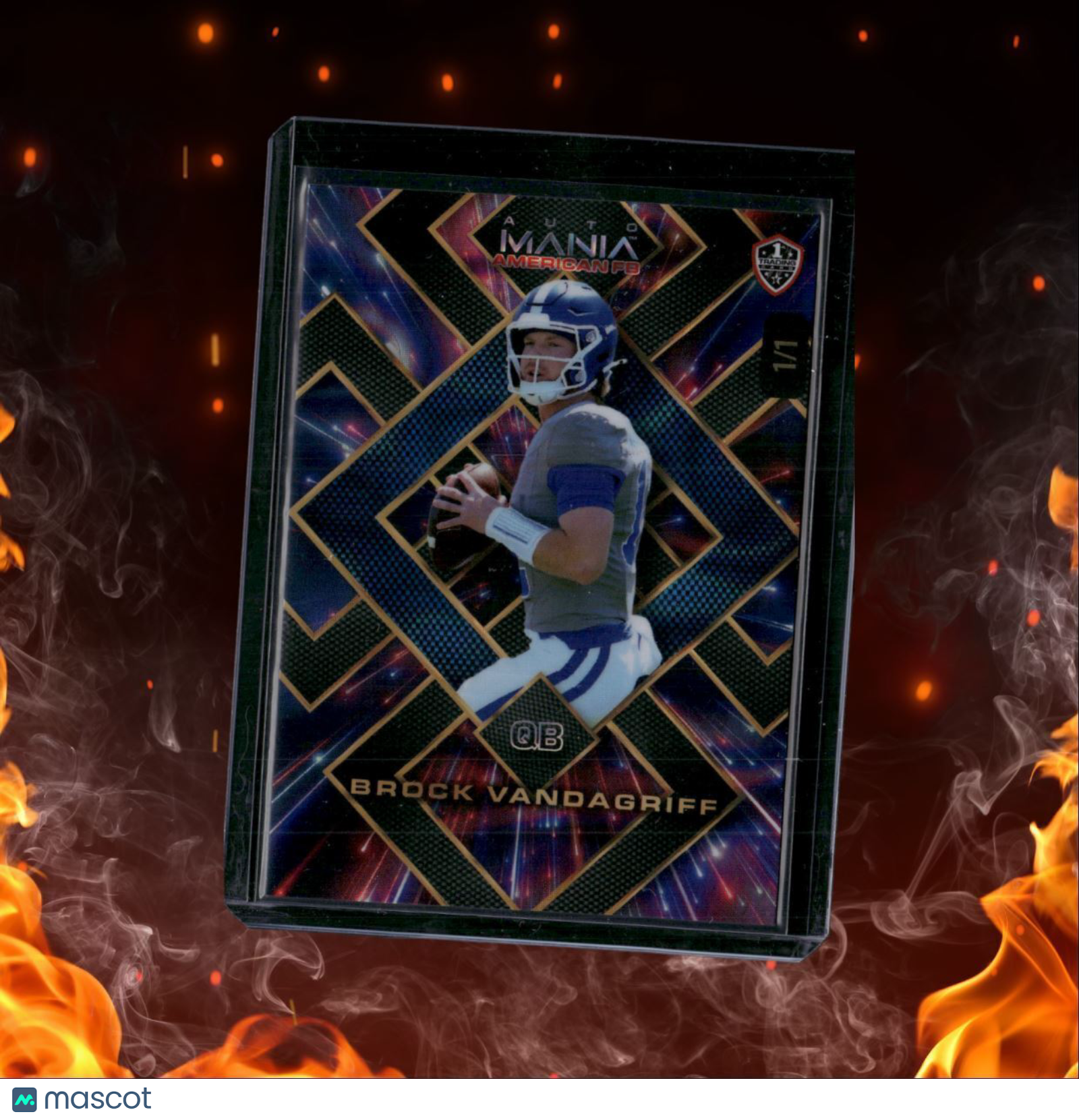 2024 Wild Card Auto Mania American FB Brock Vandagriff Lava Holo-Lux 1/1