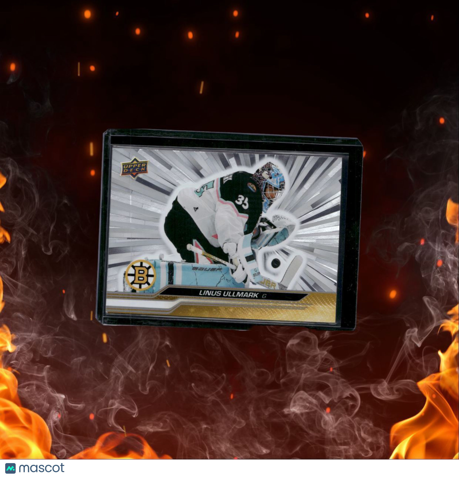 2023-24 Upper Deck Linus Ullmark Outburst Silver #664