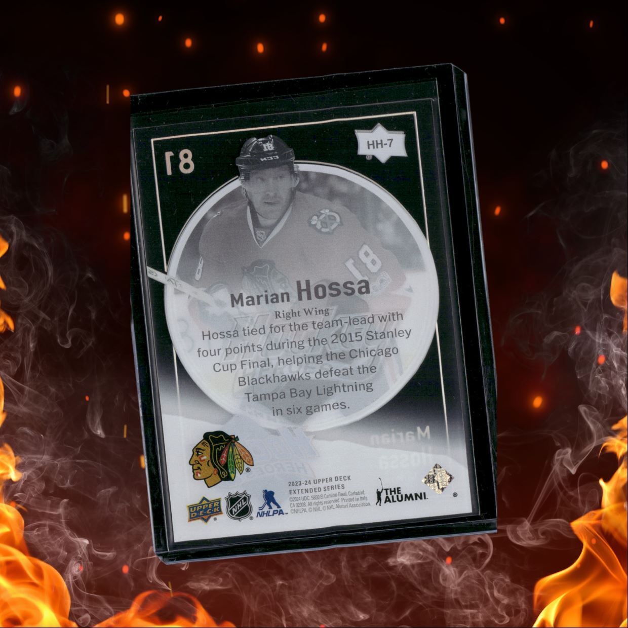 2023-24 Upper Deck Marian Hossa Hockey Heroes #HH-7