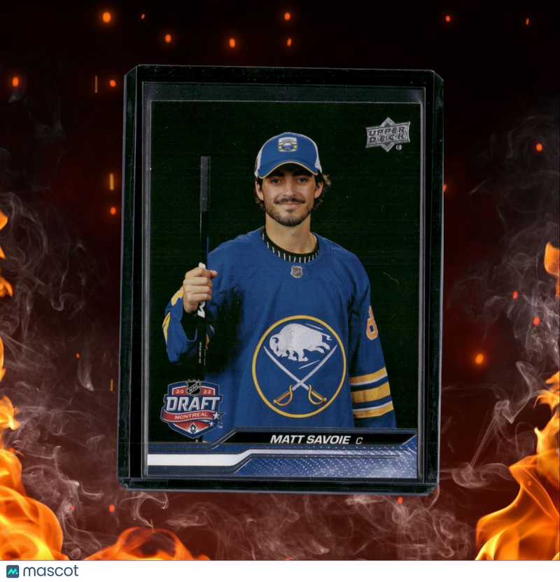 2023-24 Upper Deck Matt Savoie 1st Round Draft Rookie