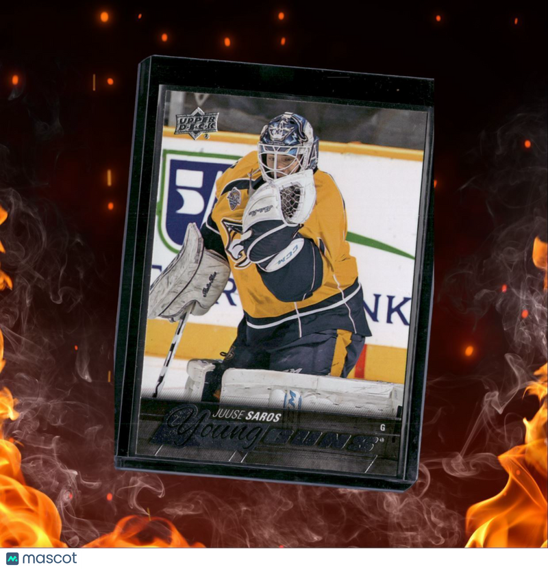 2015-16 Upper Deck Juuse Saros Young Guns Rookie