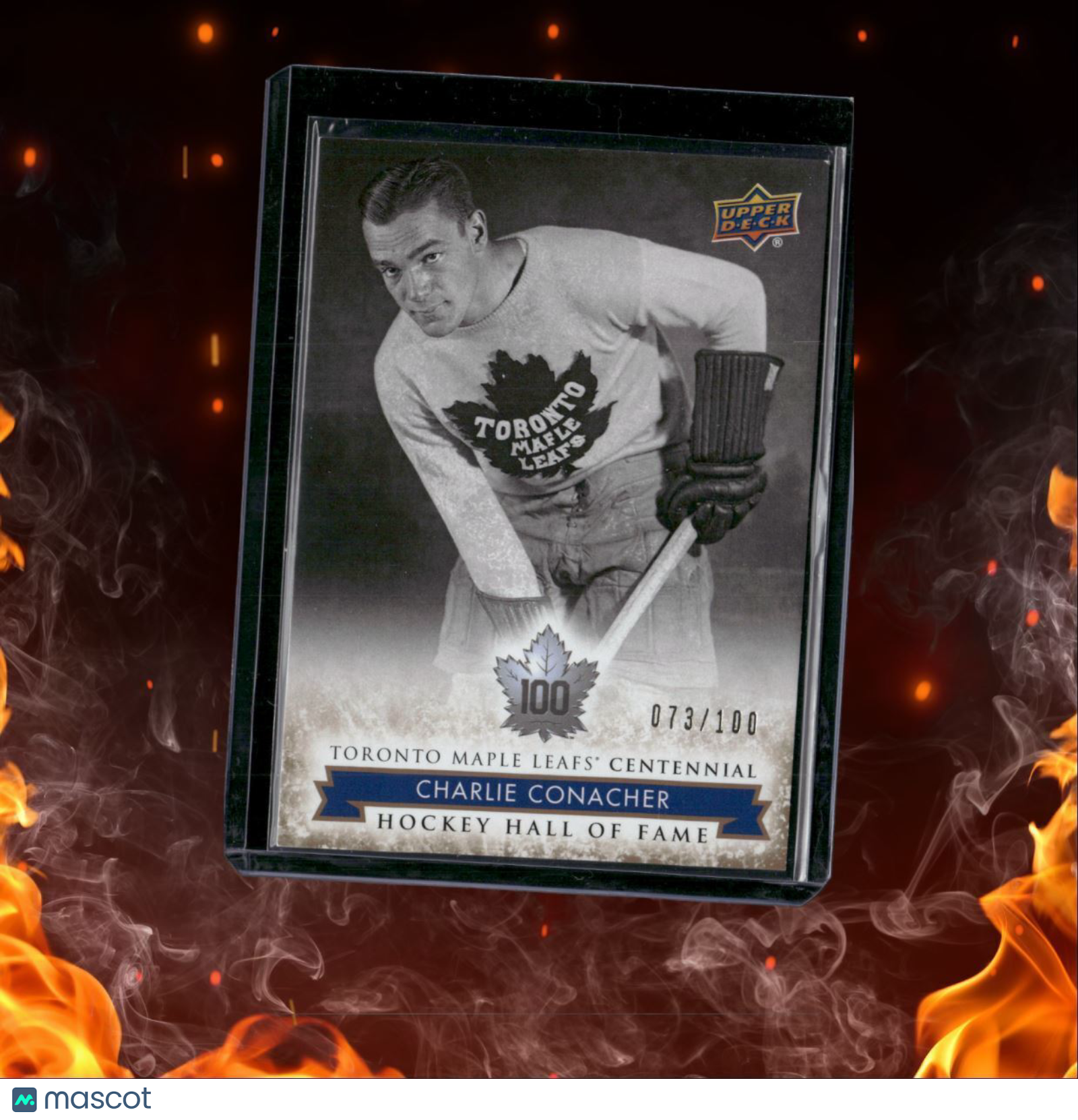 2017-18 Upper Deck Toronto Maple Leafs Centennial Charlie Conacher Gold HoF