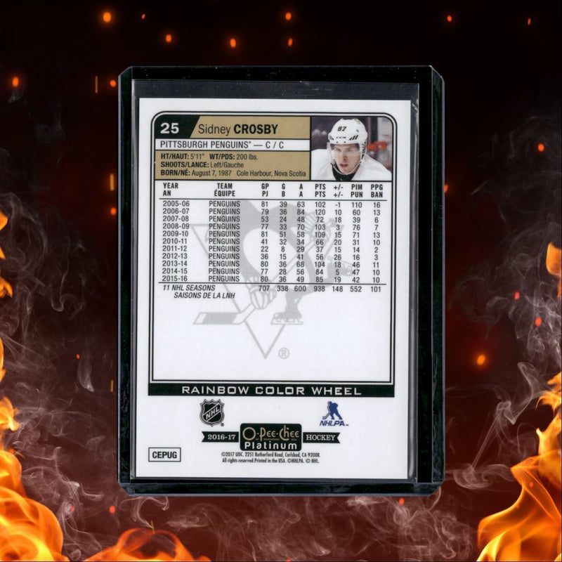 2016-17 O-Pee-Chee Platinum Sidney Crosby Color Wheel