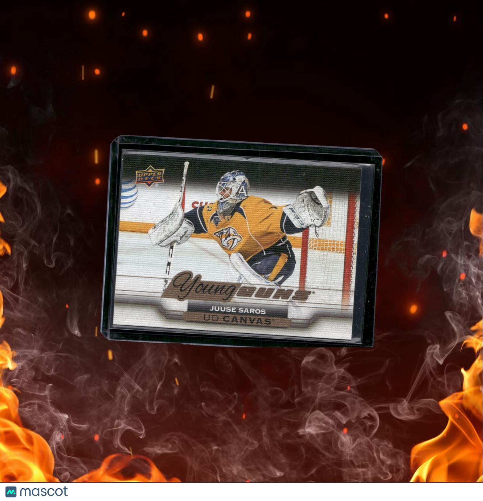 2015-16 Upper Deck Juuse Saros UD Canvas Young Guns Rookie #C219