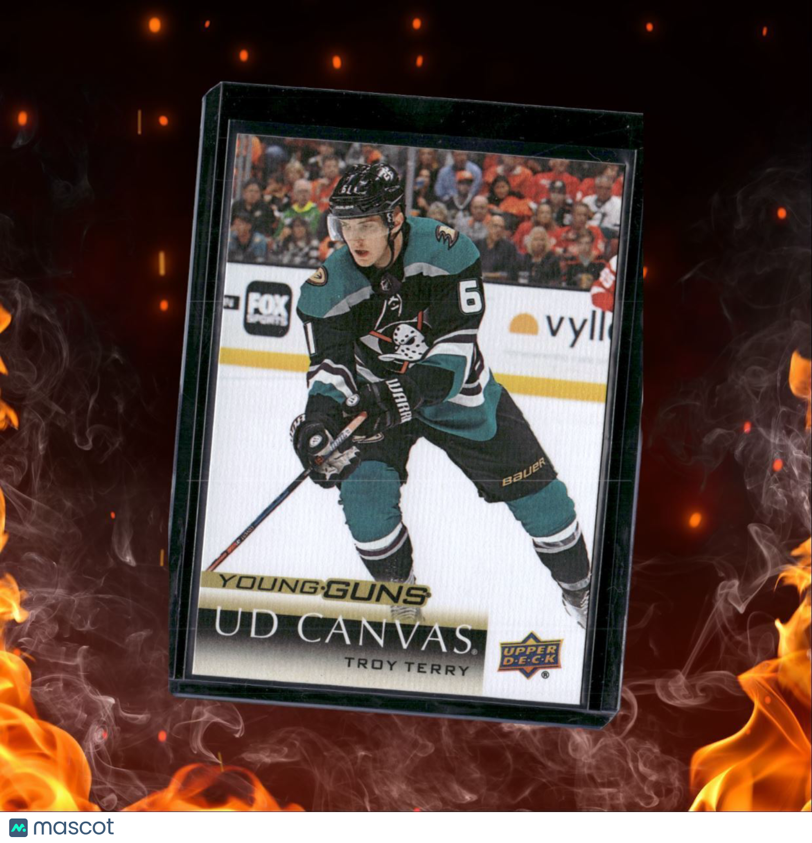 2019-20 Upper Deck Troy Terry Canvas Young Guns Rookie Auto #C233