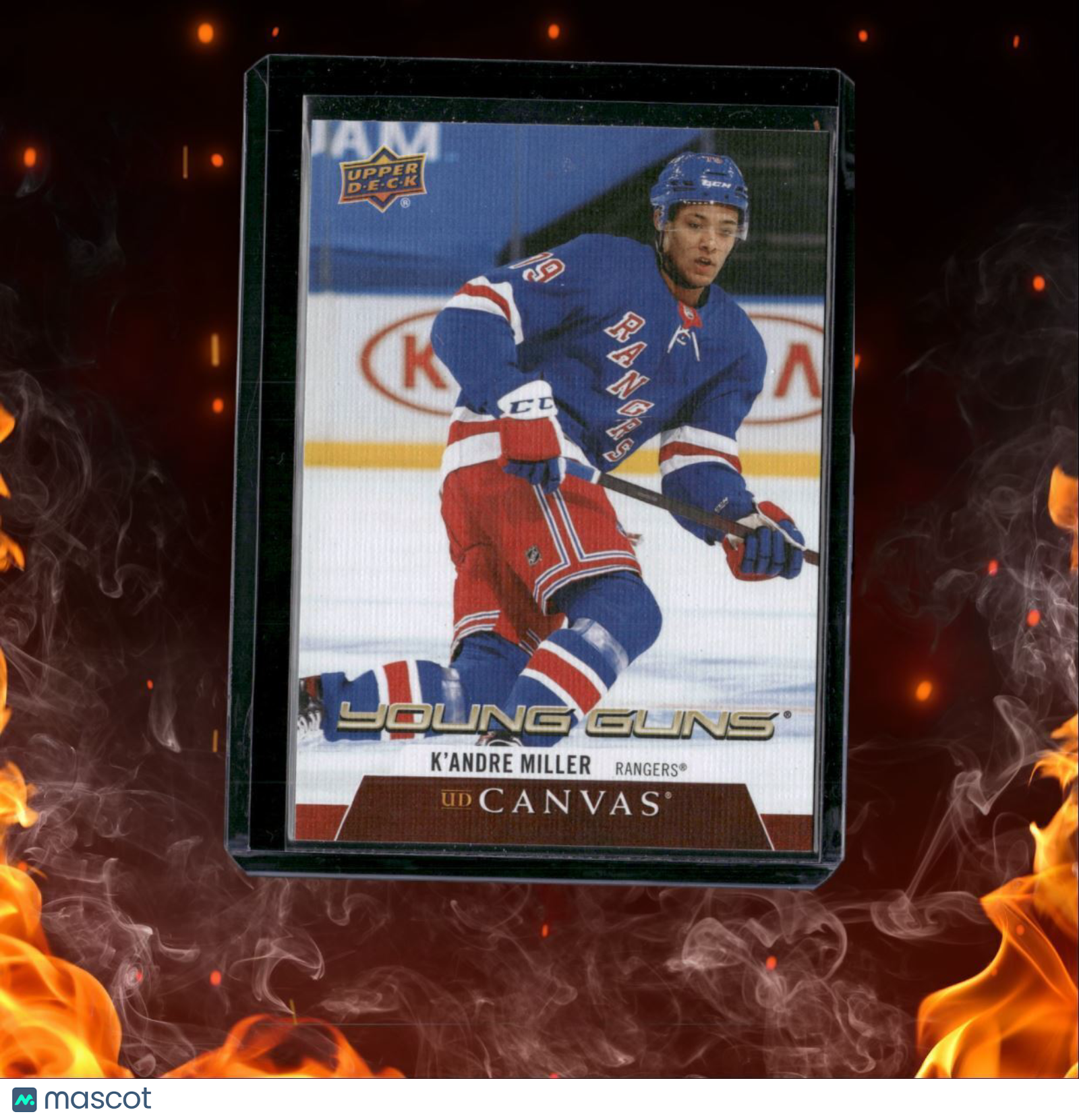 2020-21 Upper Deck K'Andre Miller UD Canvas Young Guns Rookie #C235