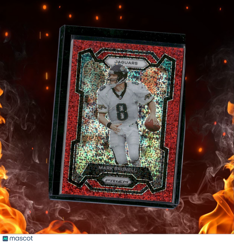 2023 Panini Prizm Mark Brunell Red Sparkle Prizm