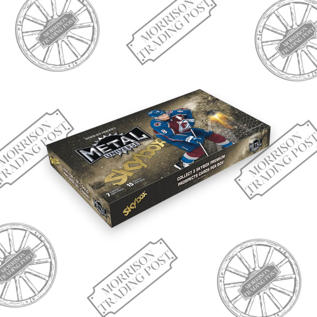 2022-23 SkyBox Metal Universe Hockey Hobby Box — front of sealed box