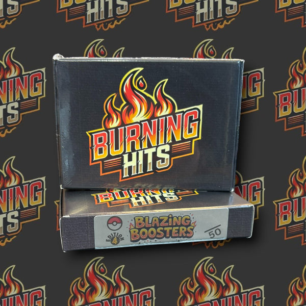 Burning Hits Pokemon Blazing Boosters Box - 4th Edition