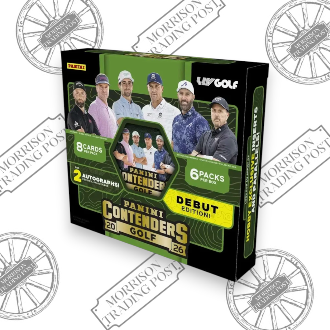 2026 Panini Contenders LIV Golf Hobby Box — front of sealed box