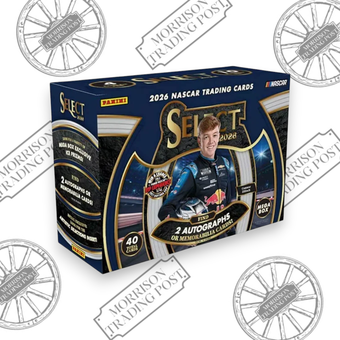 2026 Panini Select Racing Mega Box — front of sealed box