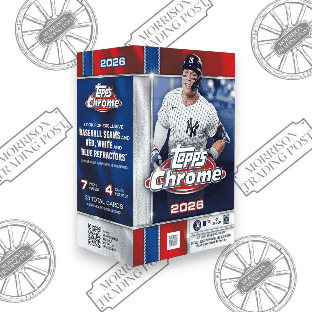 2026 Topps Chrome Baseball Blaster Box — front of sealed box