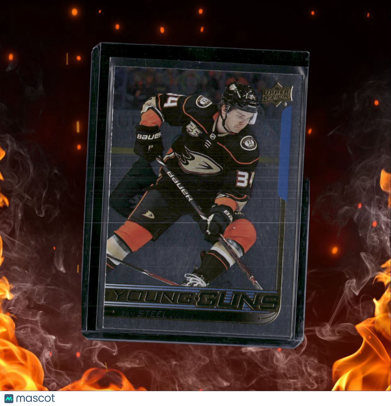 2019-20 Upper Deck Sam Steel Young Guns Silver Foil Rookie #487